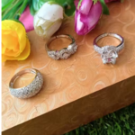 Combo of 3 Silver Plated Rings.