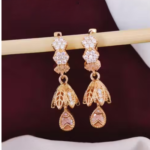 Rose Gold Plated Jhumar Ball.