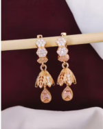 Rose Gold Plated Jhumar Ball.