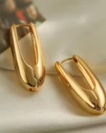 Fashionable stainless steel korean trendy beautiful princess earrings - Image 2