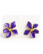 Petal Bloom Studs, a graceful fusion of floral artistry and timeless sophistication - Image 2