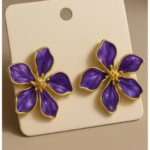 Petal Bloom Studs, a graceful fusion of floral artistry and timeless sophistication