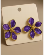 Petal Bloom Studs, a graceful fusion of floral artistry and timeless sophistication