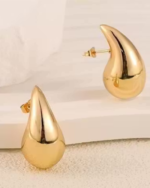 Trendy Golden Tear Drop Earrings for Women & Girls