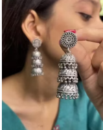 3 layer Replica Trendy Jhumkas - Image 2