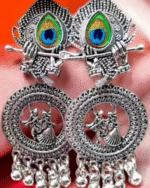 Beautiful Shri Krishna Ji Earrings and Jhumka