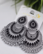 Antique Designer Oxidized Jhumka Earrings for beautiful girls & women
