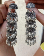 Oxidized Silver Plated Earring For Woman | Girls Earring | New Earring | Artificial Earring For Woman