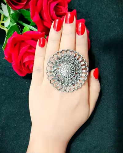 Untitled design (69) Beautiful Oxidised Rings - Image 1