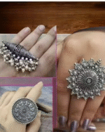 Beautiful Oxidised Ring 3 Piece