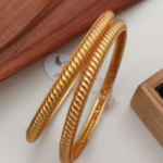 Premium high gold–plated bangles with a traditional appeal