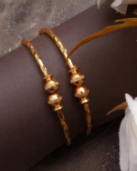 Allure unique anti-tarnish gold-plated American diamond butterfly bracelet and bangles. - Image 2