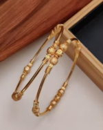 Allure unique anti-tarnish gold-plated American diamond butterfly bracelet and bangles. - Image 3