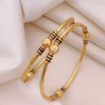 Allure Unique Anti-Tarnish Gold-Plated Butterfly Bracelet & Bangles Set