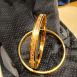 Fashionable Gold Plated Bangle Set – Pack of 2 | Daily Wear