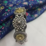 Dual-Tone Openable Bangle for Girls and Women