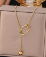 Gold-Plated Anti Tarnish Contemporary Pendant For Girls And Women - Image 2