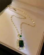 Attractive Anti-Tarnish Stainless Steel Pendant With Gold-plated Chain For Women & Girls - Image 4