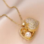 Anti tarnish korean trendy beautiful princess American diamond stone pendant girls and women