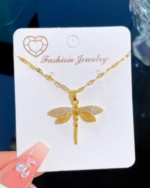 Anti Tarnish Butterfly Pendant Necklace For Women And Girls - Image 2