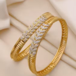 Gold Plated 2 Piece Patla Set bangle Set Kada Style