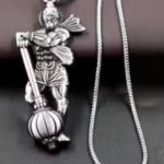 Lord Hanuman Pendent Silver Loket & Silver Alloy Chain FREE Shree Ram locket Pck of 3 item