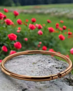 Pure Copper Kada/Bracelet for Men and Women(4 MM Plain kada) - Image 2