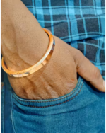 Pure copper kada bracelets for men and women (70gm Heavy plain kada)