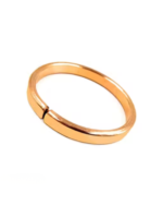 Pure copper kada bracelets for men and women (70gm Heavy plain kada) - Image 2