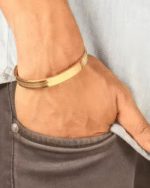 Premium Stainless Steel Men's Gold Bracelet - Image 3