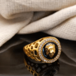 Lion Diamond Gold Ring For Men Ring/ Gold Ring / Men Ring/ Gold Ring / Gold Ring For Man / Men Jewellery / Men Engagement Rings / Diamond Ring For Men / Male Rings / Gents Gold Ring