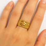 Kardo 2 Royal Glod Ring For Women (Pack 1)