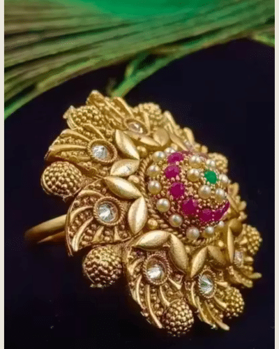 Untitled design - 2026-01-19T174655.465 Rajwada finger ring - Image 1
