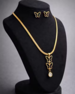 Gold Plated Stainless Steel Anti-Tarnished Pendant Chains for Women Butterfly Shape - Image 3