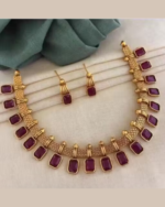 Enhance your style with this beautifully designed copper necklace set for women. - Image 3