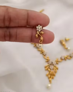 Jewellery,choker,necklace,jewellery set,indian wedding jewellery set,Maangalyam/Murukku,south,indian,maharastrian,highquality set for women girls - Image 2